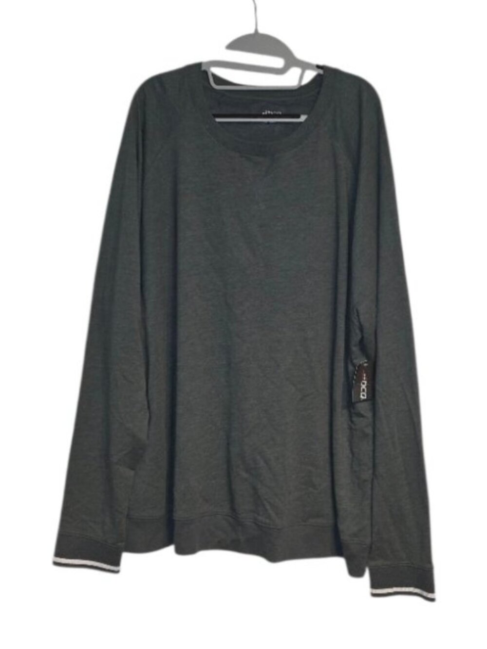 BCG Mens Lifestyle Pullover Long Sleeved Crew Neck Shirt Plus Size 3XL Casual